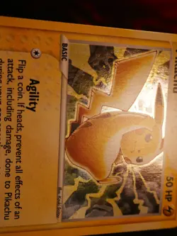 LP/MP Pokemon PIKACHU Card(Nintendo)BLACK STAR PROMO Set #012 EX Tin Holo Foil#4 - Image 2