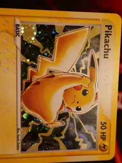 LP/MP Pokemon PIKACHU Card(Nintendo)BLACK STAR PROMO Set #012 EX Tin Holo Foil#4 - Image 3