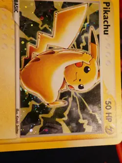 LP/MP Pokemon PIKACHU Card(Nintendo)BLACK STAR PROMO Set #012 EX Tin Holo Foil#4 - Image 4