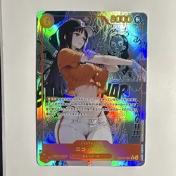 One Piece Nico Robin baseball waifu card - Image 2