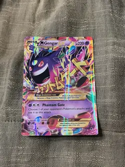 Pokemon M Gengar EX Mega Secret Rare Holo XY Phantom Forces 121/119 Card - Image 1