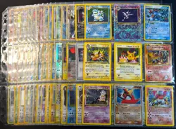 Lot of 135 ALL HOLO Vintage Pokemon Card Binder Collection - Image 1