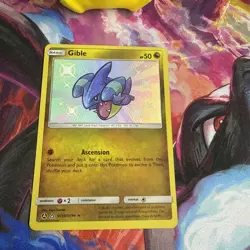Gible SV38/SV94 Pokemon Hidden Fates Holo Card - Image 2