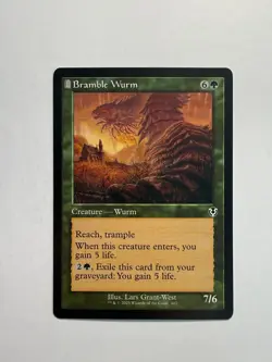 Bramble Wurm (Retro Frame) 407 MTG Innistrad Remastered - Image 1