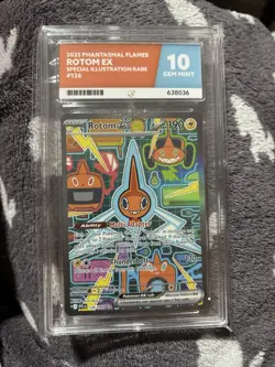 Pokemon TCG Phantasmal Flames Rotom EX126/094 Ace 10 Sealed - Image 1