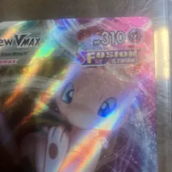 Mew VMAX 114/264 Fusion Strike Ultra Rare Holo 310 HP Max Miracle Pokemon TCG - Image 4