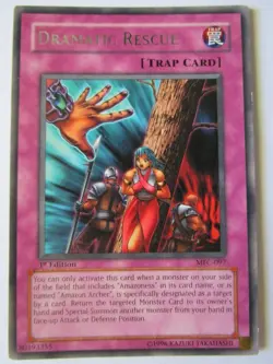 Yugioh! Dramatic Rescue Mfc-097 1st Edition Rare Moderate Play!! - Image 1
