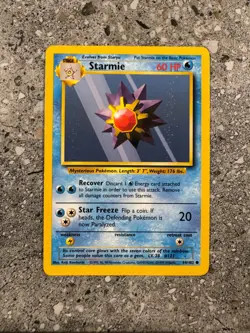 Pokemon TCG Cards Starmie 64/102 Base Set - Image 1