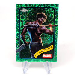 Marvel Card Killmonger 34 Green /99 Holo Topps Chrome 2025 [NM] - Image 1