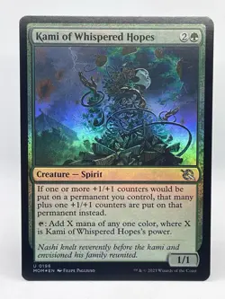 Magic The Gathering - Kami of Whispered Hopes - March of the Machine (MOM) Foil - Image 1