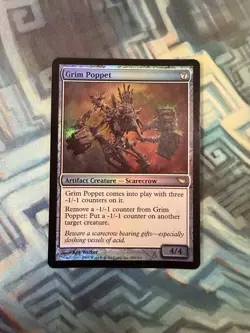 MTG Foil Grim Poppet NM-/EX+ Shadowmoor - Image 2