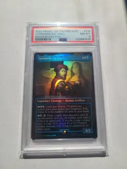 MTG Leonardo da Vinci FOIL PSA 8 NM-MT 2024 Assassin's Creed Magic Card #118 - Image 3