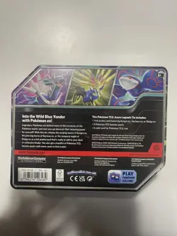 NEW SEALED POKEMON TCG SCARLET & VIOLET KYOGRE EX AZURE LEGENDS TIN - Image 2