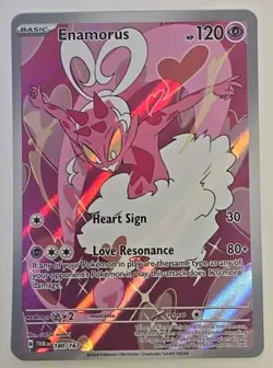 Pokemon TCG Enamorus 180/167 Twilight Masquerade Illustration Rare 2024 NM - Image 2