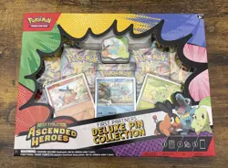 Pokemon Ascended Heroes First Partner Deluxe Pin Collection Sealed New - Image 1