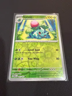 Ivysaur [Reverse Holo] #2 Pokemon Scarlet & Violet 151 - Image 1