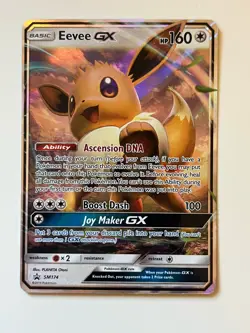 Eevee GX - SM174 - Pokemon Sun & Moon Black Star Promo Ultra Rare Card NM - Image 1