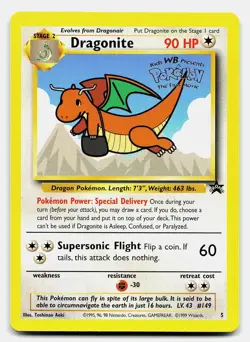 DRAGONITE WIZARDS BLACK STAR PROMOS 5 LP P POKEMON - Image 2