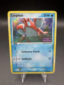 Pokemon Corphish - 062/110 Common Holon Phantoms 62/110 Reverse Holo HP/DMG - Image 1
