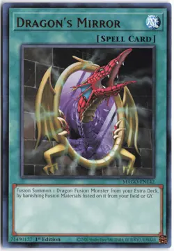 Yugioh - Dragon's Mirror MAGO-EN142 1st Edition - Maximum Gold - Image 1
