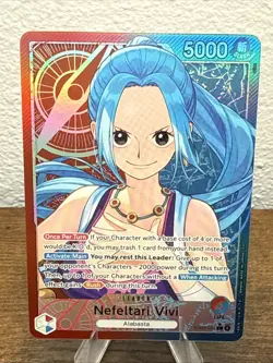 Nefeltari Vivi (Alternate Art) EB03-001 Leader One Piece Extra Booster Heroines - Image 1