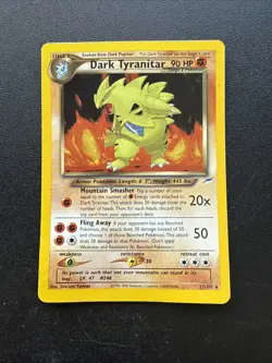 Dark Tyranitar 11/105 Holo Rare Neo Destiny Pokemon Card MP - Image 1