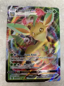 Leafeon VMAX - 008/203 - Pokemon Evolving Skies Sword Shield Ultra Rare Card NM - Image 1