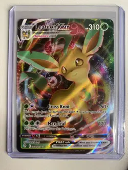 Leafeon VMAX - 008/203 - Pokemon Evolving Skies Sword Shield Ultra Rare Card NM - Image 3