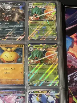 Pokemon Ex’s, Rare, Promo, And Reverse Holo Lot 90x N/M Cards Binder Included - Image 5