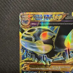 Pokemon Primal Kyogre EX Full Art Holo Rare 96/98 XY Primal Clash Card - Image 2