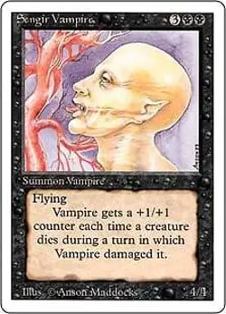 Magic MTG - Vampire sengien - Revised - 3eme Edition - EXC - FR - Image 1