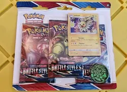 Pokemon TCG: Sword & Shield Battle Styles Blister Pack with 3 Booster Packs 820650808227 - Image 1