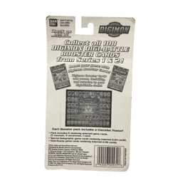 DIGIMON Digi-Battle Card Game Series 1 booster cards 1 Factory sealed 8 ct. pack - Image 2