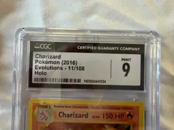 Pokemon XY Evolutions Charizard 11/108 CGC 9 Mint Holo 2016 Certified - Image 3