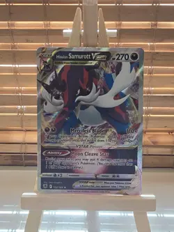 Pokemon TCG Hisuian Samurott VSTAR Astral Radiance Holo Ultra Rare Card 102/189 - Image 1