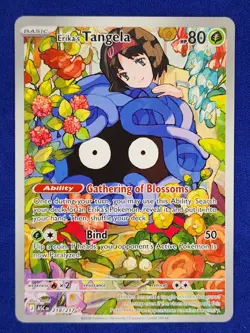 Erika's Tangela Illustration Rare Pokemon TCG ME: Ascended Heroes 218/217 NM - Image 1