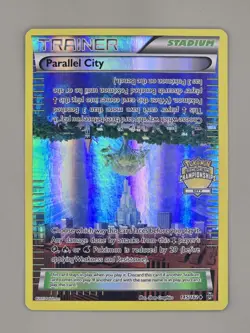 Pokemon XY Breakthrough - Parallel City 145/162 CITY CHAMPIONSHIP STAMP PROMO - Image 1