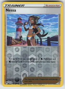 Nessa 157/185 Uncommon Vivid Voltage Pokemon Reverse Holo Near Mint - Image 1