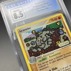 2006 POKEMON EX LEGEND MAKER #34 GRAVELER CGC 8.5 REVERSE HOLO 34/92 - Image 2