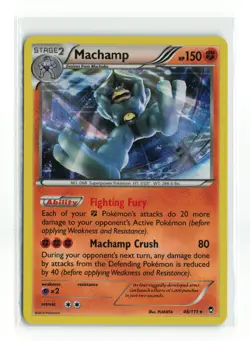 MACHAMP 46/111 HOLO RARE XY FURIOUS FISTS POKEMON TCG LP - Image 1