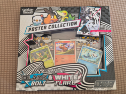 Pokemon TCG Black Bolt White Flare Unova Poster Collection Sealed New - Image 1