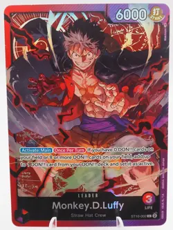 One Piece TCG - Monkey.D.Luffy ST10-002 - Image 1