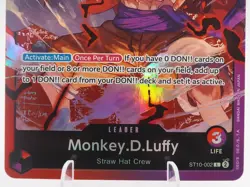One Piece TCG - Monkey.D.Luffy ST10-002 - Image 2