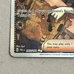 Boss's Orders 265/193 Paldea Evolved Pokemon Card - Image 4