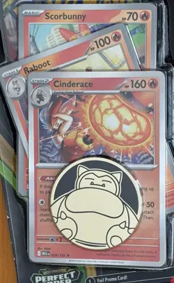 POKEMON TCG PERFECT ORDER BOOSTER PACK, 3 PROMO CARDS CINDERACE, SCORBUNNY - Image 3