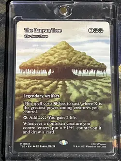 The Banyan Tree-The Great Henge (Borderless) Avatar-Mtg-Reg-NearMint-w/MagCase! - Image 1