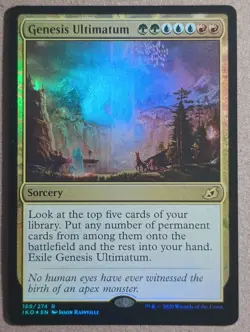 Genesis Ultimatum x1 Foil IKO Ikoria MTG Magic the Gathering - Image 1