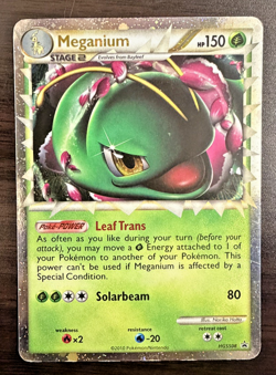 Meganium (Prime) HGSS08 HGSS Holographic Pokemon TGC Moderately Played - Image 1