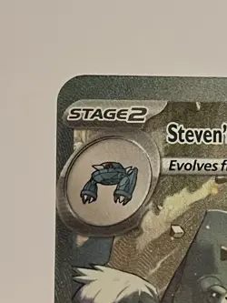 Pokemon Steven's Metagross ex 289/217 Me: Ascended Heroes SIR — NM — Right Heavy - Image 3