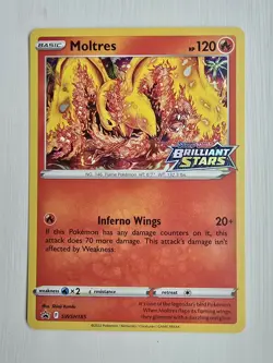 Moltres - SWSH185 Black Star Promo (Pokemon) - Image 1